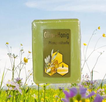Honig Olive Pflanzenölseife 100g (Bienen Diätic)